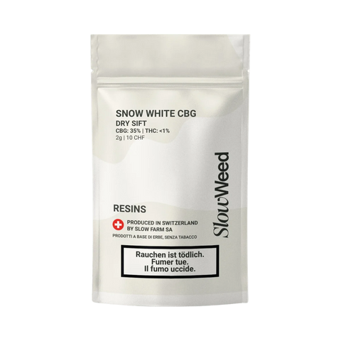 Snow White CBG - Dry Sift Slow Weed
